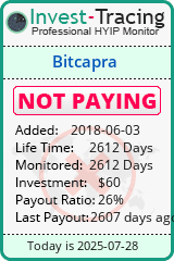 Monitored by Invest-Tracing.com HYIP Monitor-Invest-Tracing.com