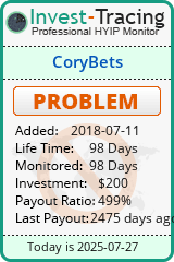 Monitored by Invest-Tracing.com HYIP Monitor-Invest-Tracing.com
