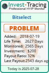 Monitored by Invest-Tracing.com HYIP Monitor-Invest-Tracing.com