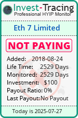 Monitored by Invest-Tracing.com HYIP Monitor-Invest-Tracing.com