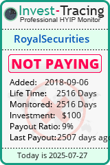 Monitored by Invest-Tracing.com HYIP Monitor-Invest-Tracing.com