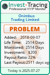Monitored by Invest-Tracing.com HYIP Monitor-Invest-Tracing.com