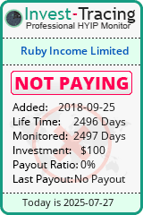 Monitored by Invest-Tracing.com HYIP Monitor-Invest-Tracing.com
