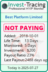 Monitored by Invest-Tracing.com HYIP Monitor-Invest-Tracing.com