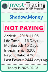 Monitored by Invest-Tracing.com HYIP Monitor-Invest-Tracing.com