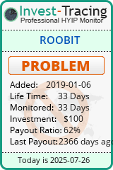 Monitored by Invest-Tracing.com HYIP Monitor-Invest-Tracing.com