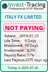 Monitored by Invest-Tracing.com HYIP Monitor-Invest-Tracing.com