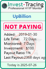 Monitored by Invest-Tracing.com HYIP Monitor-Invest-Tracing.com