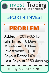 Monitored by Invest-Tracing.com HYIP Monitor-Invest-Tracing.com