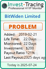 Monitored by Invest-Tracing.com HYIP Monitor-Invest-Tracing.com