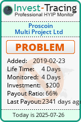Monitored by Invest-Tracing.com HYIP Monitor-Invest-Tracing.com