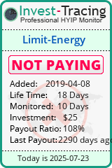 Monitored by Invest-Tracing.com HYIP Monitor-Invest-Tracing.com