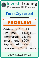 Monitored by Invest-Tracing.com HYIP Monitor-Invest-Tracing.com