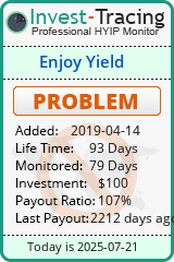 Monitored by Invest-Tracing.com HYIP Monitor-Invest-Tracing.com