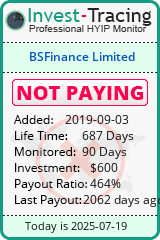 Monitored by Invest-Tracing.com HYIP Monitor-Invest-Tracing.com