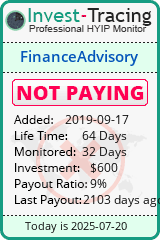 Monitored by Invest-Tracing.com HYIP Monitor-Invest-Tracing.com