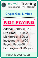 Monitored by Invest-Tracing.com HYIP Monitor-Invest-Tracing.com