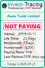 Monitored by Invest-Tracing.com HYIP Monitor-Invest-Tracing.com