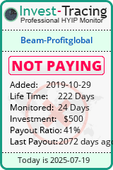 Monitored by Invest-Tracing.com HYIP Monitor-Invest-Tracing.com