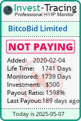 Monitored by Invest-Tracing.com HYIP Monitor-Invest-Tracing.com