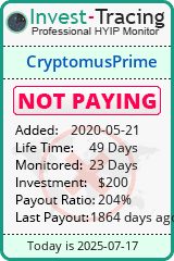 Monitored by Invest-Tracing.com HYIP Monitor-Invest-Tracing.com