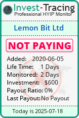 Monitored by Invest-Tracing.com HYIP Monitor-Invest-Tracing.com