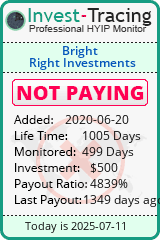 Monitored by Invest-Tracing.com HYIP Monitor-Invest-Tracing.com