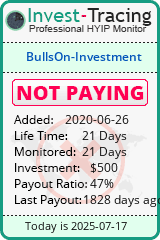 Monitored by Invest-Tracing.com HYIP Monitor-Invest-Tracing.com