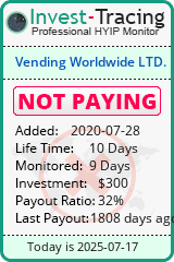 Monitored by Invest-Tracing.com HYIP Monitor-Invest-Tracing.com