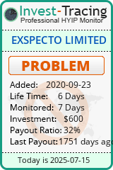 Monitored by Invest-Tracing.com HYIP Monitor-Invest-Tracing.com