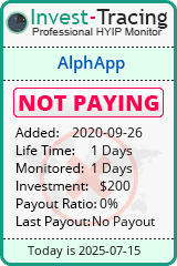 Monitored by Invest-Tracing.com HYIP Monitor-Invest-Tracing.com