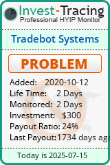Monitored by Invest-Tracing.com HYIP Monitor-Invest-Tracing.com