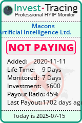 Monitored by Invest-Tracing.com HYIP Monitor-Invest-Tracing.com