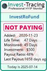 Monitored by Invest-Tracing.com HYIP Monitor-Invest-Tracing.com