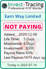 Monitored by Invest-Tracing.com HYIP Monitor-Invest-Tracing.com