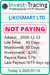 Monitored by Invest-Tracing.com HYIP Monitor-Invest-Tracing.com