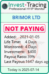 Monitored by Invest-Tracing.com HYIP Monitor-Invest-Tracing.com