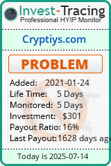 Monitored by Invest-Tracing.com HYIP Monitor-Invest-Tracing.com