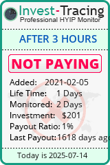 Monitored by Invest-Tracing.com HYIP Monitor-Invest-Tracing.com