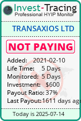 Monitored by Invest-Tracing.com HYIP Monitor-Invest-Tracing.com