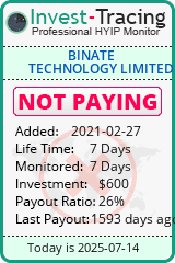 Monitored by Invest-Tracing.com HYIP Monitor-Invest-Tracing.com
