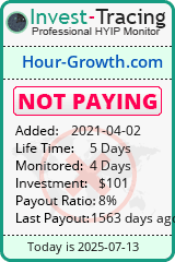 Monitored by Invest-Tracing.com HYIP Monitor-Invest-Tracing.com