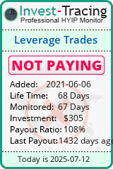 Monitored by Invest-Tracing.com HYIP Monitor-Invest-Tracing.com