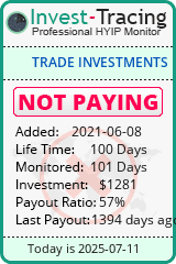 Monitored by Invest-Tracing.com HYIP Monitor-Invest-Tracing.com