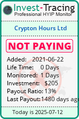 Monitored by Invest-Tracing.com HYIP Monitor-Invest-Tracing.com
