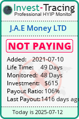 Monitored by Invest-Tracing.com HYIP Monitor-Invest-Tracing.com