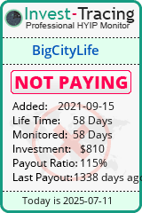 Monitored by Invest-Tracing.com HYIP Monitor-Invest-Tracing.com