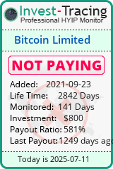 Monitored by Invest-Tracing.com HYIP Monitor-Invest-Tracing.com