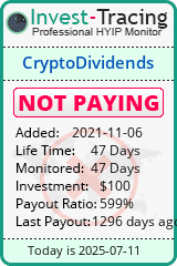 Monitored by Invest-Tracing.com HYIP Monitor-Invest-Tracing.com