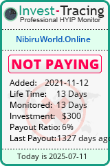 Monitored by Invest-Tracing.com HYIP Monitor-Invest-Tracing.com